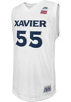 JP Macura  Original Retro Brand Xavier Musketeers White College Classic Name and Number Jersey