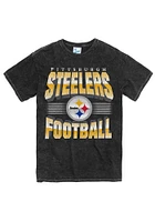 47 Pittsburgh Steelers Black PLATINUM ROCKER Short Sleeve Fashion T Shirt