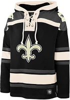 47 New Orleans Saints Mens Black LACER Fashion Hood