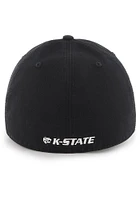 47 K-State Wildcats Mens Black Franchise Fitted Hat