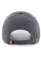 47 Alabama Crimson Tide Clean Up Adjustable Hat - Charcoal
