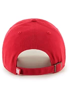 47 Nebraska Cornhuskers Clean Up Adjustable Hat - Red