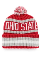 47 Ohio State Buckeyes Red Bering Cuff Mens Knit Hat