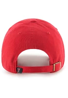 47 Texas Tech Red Raiders Logo Clean Up Adjustable Hat - Red