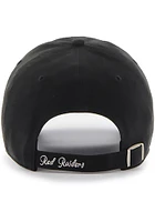 47 Texas Tech Red Raiders Black Sparkle Clean Up Womens Adjustable Hat