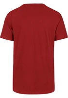 47 Cleveland Guardians Red Imprint Super Rival Short Sleeve T Shirt