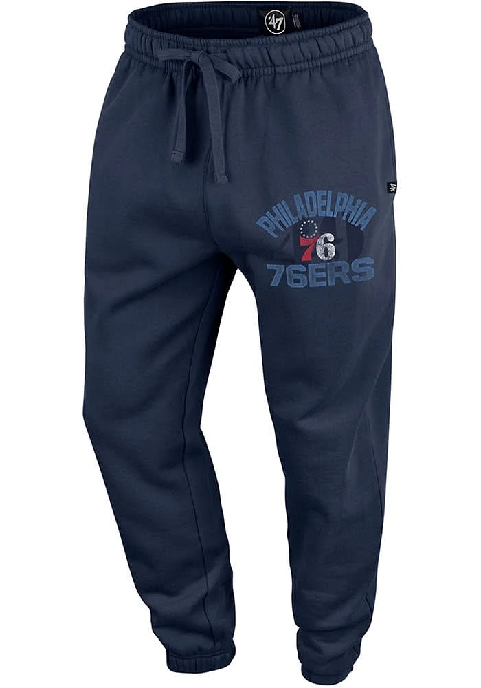 47 Philadelphia 76ers Mens Black Trailside Jogger Fashion Sweatpants
