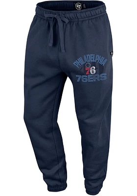 47 Philadelphia 76ers Mens Black Trailside Jogger Fashion Sweatpants