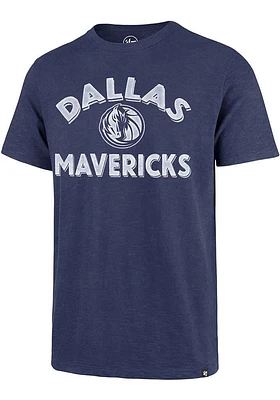 47 Dallas Mavericks Blue Double Back Scrum Short Sleeve Fashion T Shirt