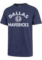 47 Dallas Mavericks Blue Double Back Scrum Short Sleeve Fashion T Shirt