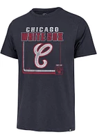 47 Chicago White Sox Navy Blue Borderline Franklin Short Sleeve Fashion T Shirt