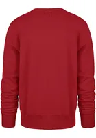 47 Cincinnati Reds Mens Red Overlay Headline Long Sleeve Crew Sweatshirt