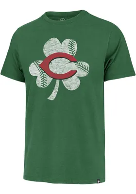 47 Cincinnati Reds Kelly Green St Pattys Franklin Short Sleeve Fashion T Shirt