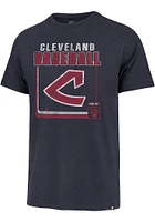 47 Cleveland Guardians Navy Blue Borderline Franklin Short Sleeve Fashion T Shirt