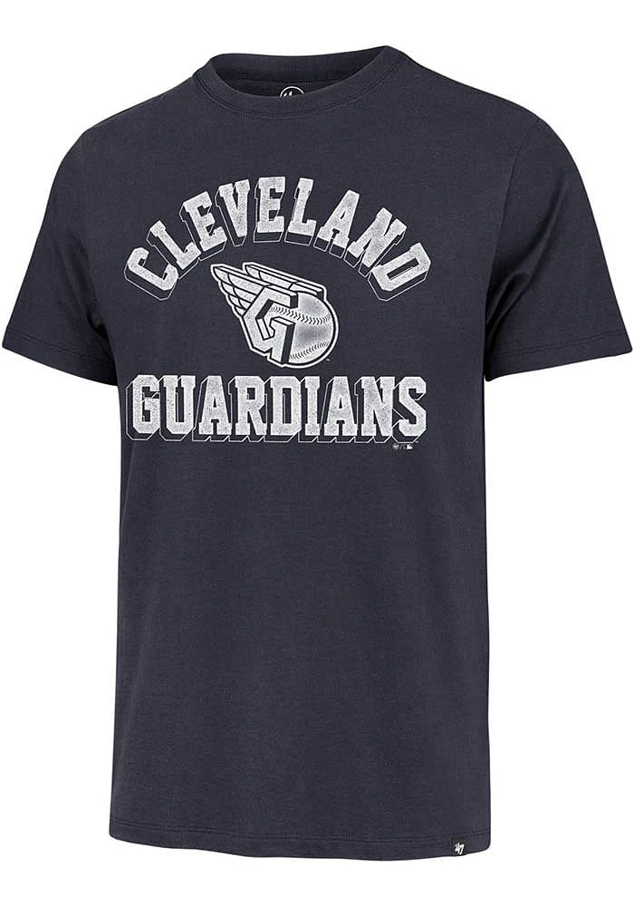 47 Cleveland Guardians Navy Blue Unmatched Franklin Short Sleeve Fashion T Shirt