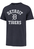 47 Detroit Tigers Navy Blue Unmatched Franklin Short Sleeve Fashion T Shirt