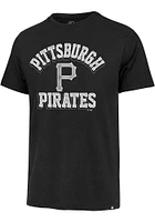 47 Pittsburgh Pirates Black Unmatched Franklin Short Sleeve Fashion T Shirt