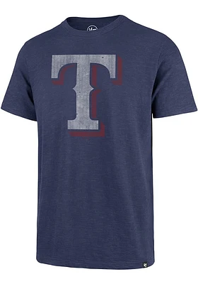 47 Texas Rangers Blue Grit Scrum Short Sleeve Fashion T Shirt