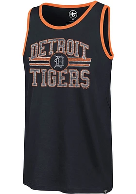 47 Detroit Tigers Mens Navy Blue Winger Franklin Short Sleeve Tank Top