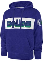 47 Dallas Mavericks Mens Blue City Edition Dubs Up Chest Pass Fashion Hood
