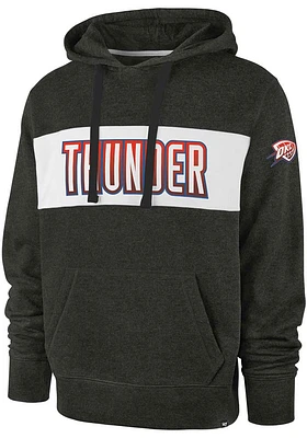 47 Oklahoma City Thunder Mens Black Edition Dubs Up Chest Pass Fashion Hood