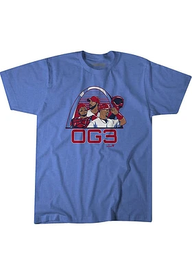 Yadier Molina St Louis Cardinals Light Blue 0G3 TEE Short Sleeve Fashion Player T Shirt
