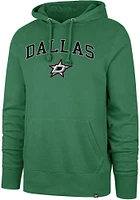 47 Dallas Stars Mens Kelly Green ARCH GAME HEADLINE Long Sleeve Hoodie