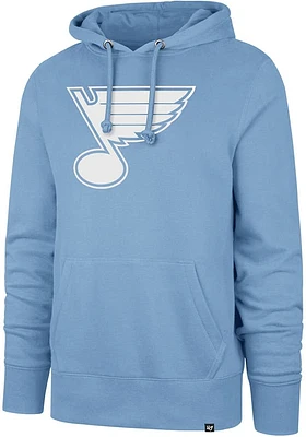47 St Louis Blues Mens Light Blue IMPRINT HEADLINE Long Sleeve Hoodie