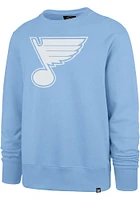 47 St Louis Blues Mens Light Blue IMPRINT HEADLINE Long Sleeve Crew Sweatshirt