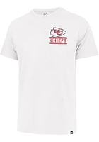 47 Kansas City Chiefs White OPEN FIELD FRANKLIN Short Sleeve Fashion T Shirt