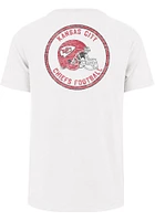 47 Kansas City Chiefs White OPEN FIELD FRANKLIN Short Sleeve Fashion T Shirt