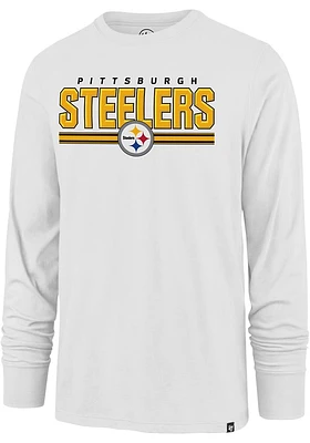 47 Pittsburgh Steelers White EDGE BLITZ SUPER RIVAL Long Sleeve T Shirt