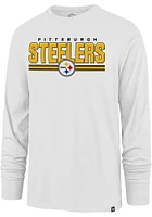 47 Pittsburgh Steelers White EDGE BLITZ SUPER RIVAL Long Sleeve T Shirt
