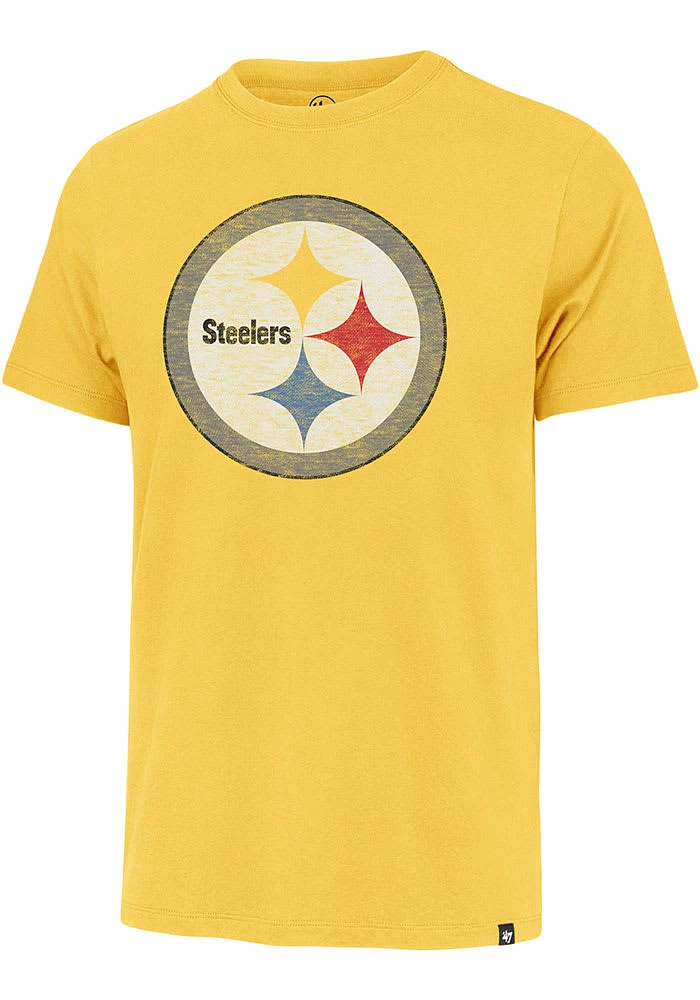 47 Pittsburgh Steelers Gold PREMIER FRANKLIN Short Sleeve Fashion T Shirt
