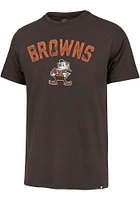 47 Cleveland Browns Brown ALL ARCH FRANKLIN Short Sleeve Fashion T Shirt