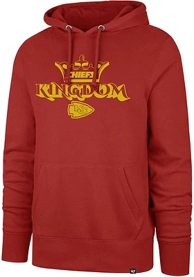 47 Kansas City Chiefs Mens Logo Regional Headline Long Sleeve Hoodie