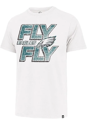 47 Philadelphia Eagles White Regional Franklin Short Sleeve Fashion T Shirt