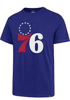 James Harden Philadelphia 76ers Blue MVP Super Rival Short Sleeve Player T Shirt