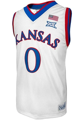 Frank Mason  Original Retro Brand Kansas Jayhawks White Classics Jersey