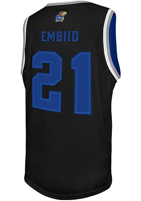 Joel Embiid  Original Retro Brand Kansas Jayhawks Black Classics Jersey