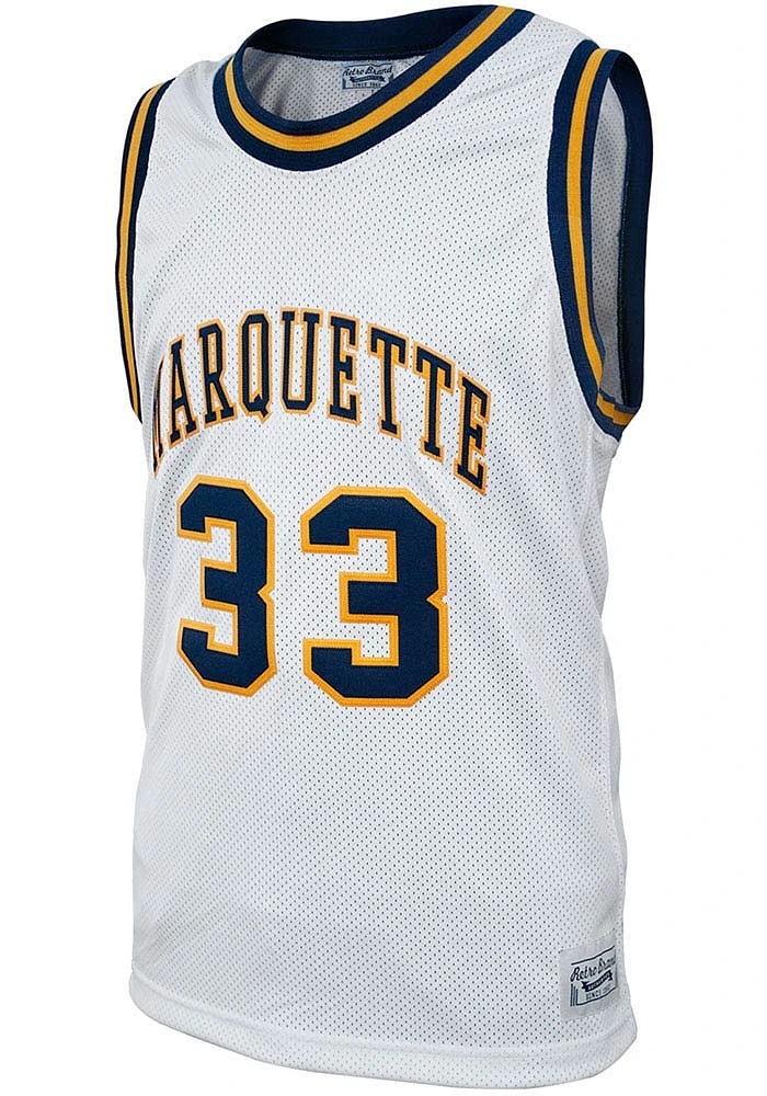 Jimmy Butler Original Retro Brand Marquette Golden Eagles White Classics Jersey