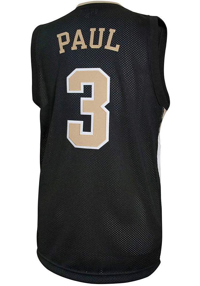 Chris Paul Original Retro Brand Wake Forest Demon Deacons Black Classics Jersey