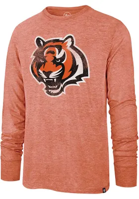 47 Cincinnati Bengals Orange Imprint Match Long Sleeve Fashion T Shirt