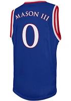 Frank Mason  Original Retro Brand Kansas Jayhawks Youth Replica Blue Basketball Jersey