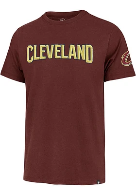 47 Cleveland Cavaliers Maroon Franklin Fieldhouse Short Sleeve Fashion T Shirt