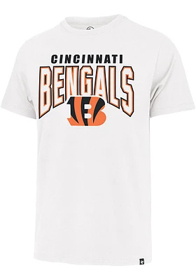 47 Cincinnati Bengals White Restart Franklin Short Sleeve Fashion T Shirt