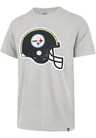 47 Pittsburgh Steelers Grey Franklin Fieldhouse Style Short Sleeve Fashion T Shirt
