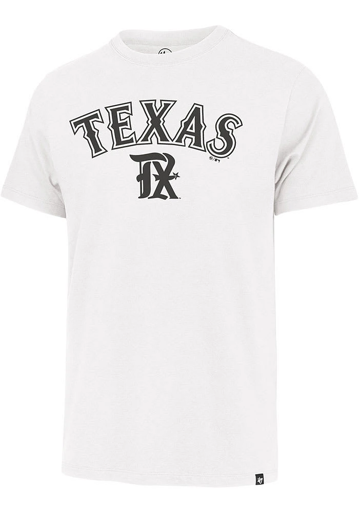 47 Texas Rangers White City Connect Pregame Short Sleeve Fashion T Shirt