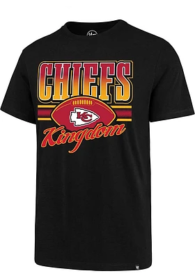 47 Kansas City Chiefs Black Super Rival Collection Short Sleeve T Shirt