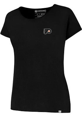 47 Philadelphia Flyers Womens Black Lumi Short Sleeve T-Shirt